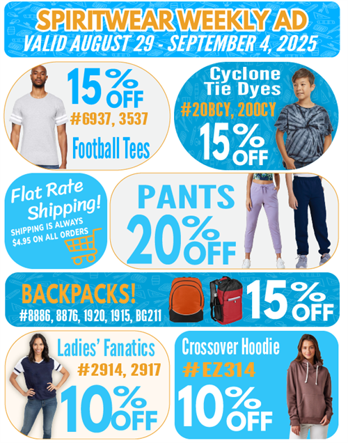  Spirit Wear